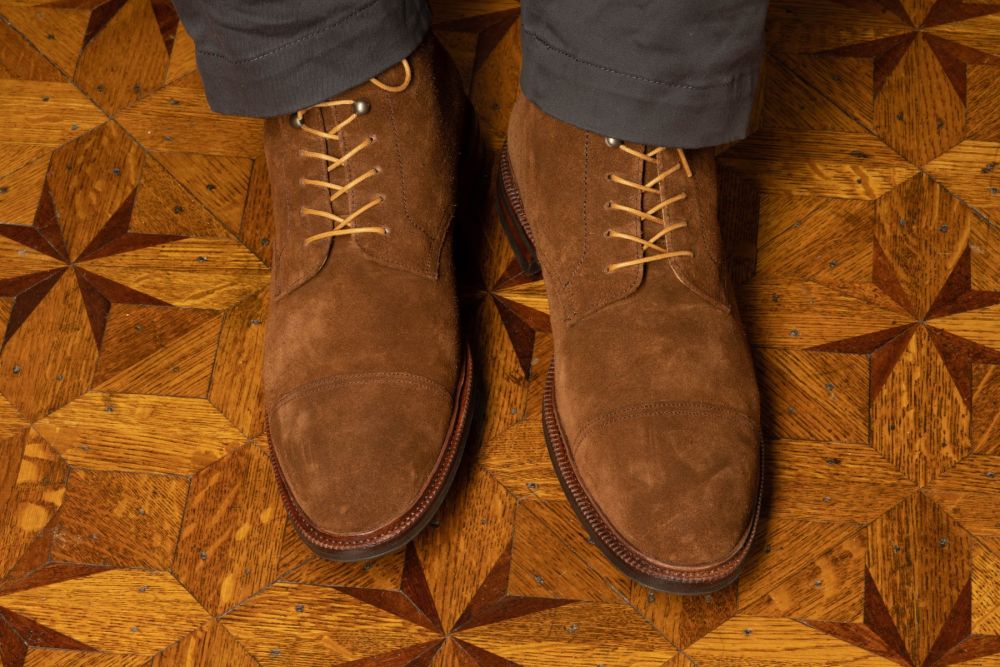  Cognac Boot Laces Round Waxed Cotton - by Fort Belvedere