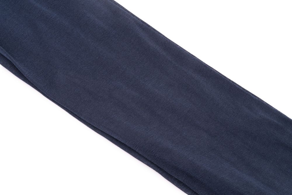 Finest Silk Socks In The World - Over The Calf in Navy Blue by Fort Belvedere