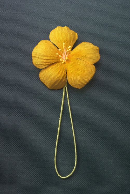Full size yellow exotic Boutonniere by Fort Belvedere
