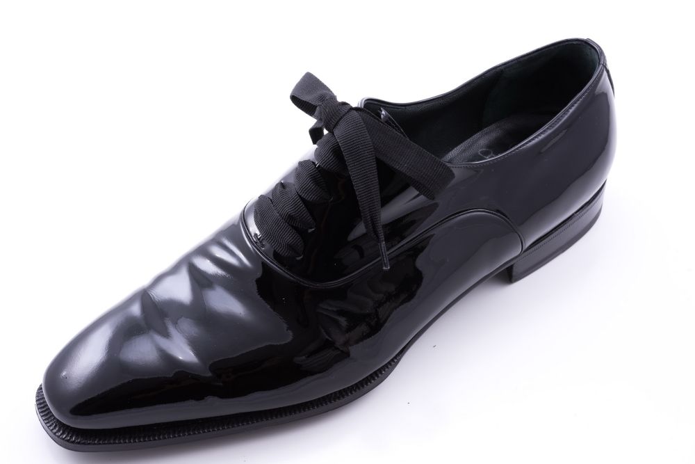 Evening Shoelaces in Elegant Black Grosgrain Faille for Black Tie Tuxedo by Fort Belvedere