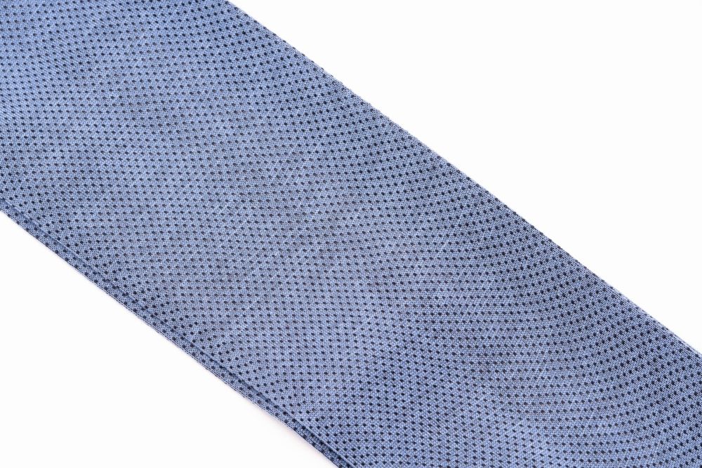Light Blue & Midnight Blue Two Tone Solid Oxford Socks Fil d'Ecosse Cotton - Fort Belvedere