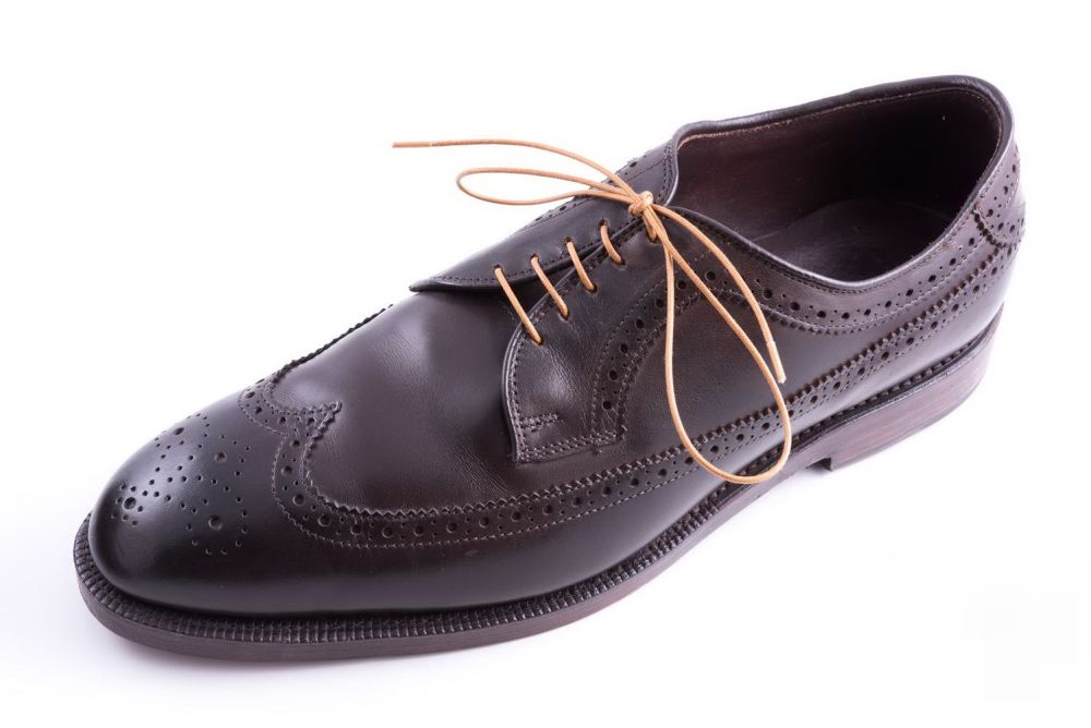 Beautiful Light Brown Shoelaces Round - Waxed Cotton Dress Shoe Laces Luxury by Fort Belvedere