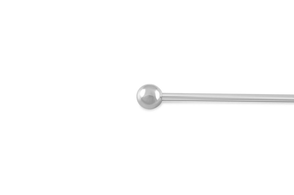 Collar Bar with Ball End in Silver Fort Belvedere