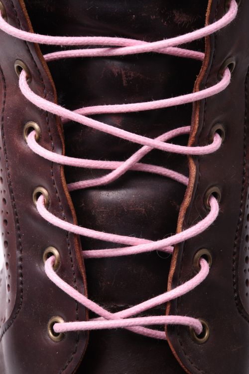 Pink Bootlaces in Cotton for Boots Made In Italy by Fort Belvedere 