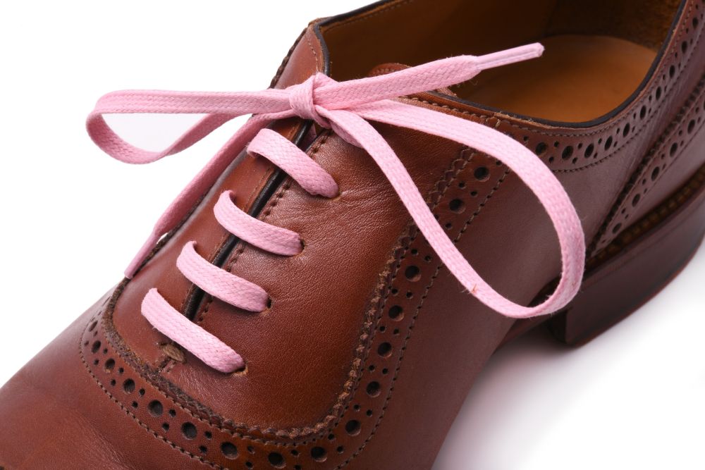 Pink Flat Shoelaces Fort Belvedere