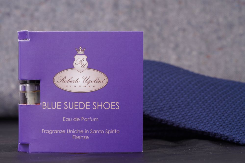 Roberto Ugolini Blue Suede Shoes Sample 
