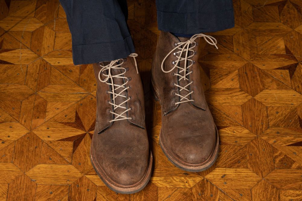 Sand Boot Laces Round Waxed Cotton - by Fort Belvedere