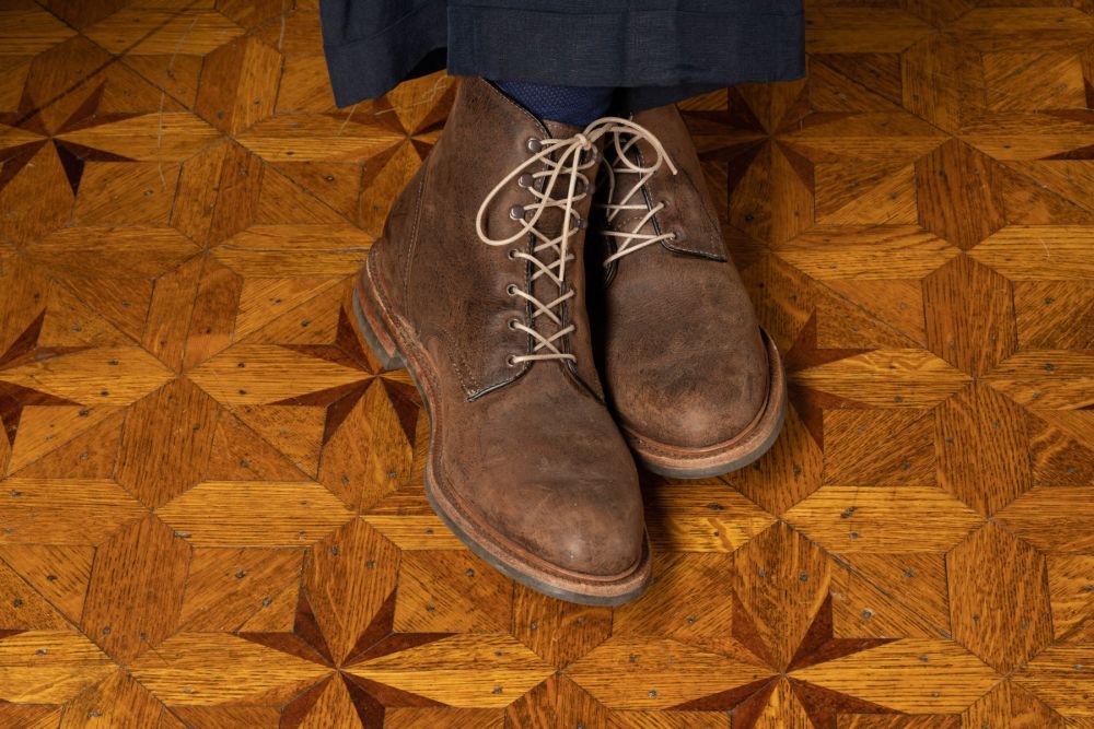 Sand Boot Laces Round Waxed Cotton - by Fort Belvedere
