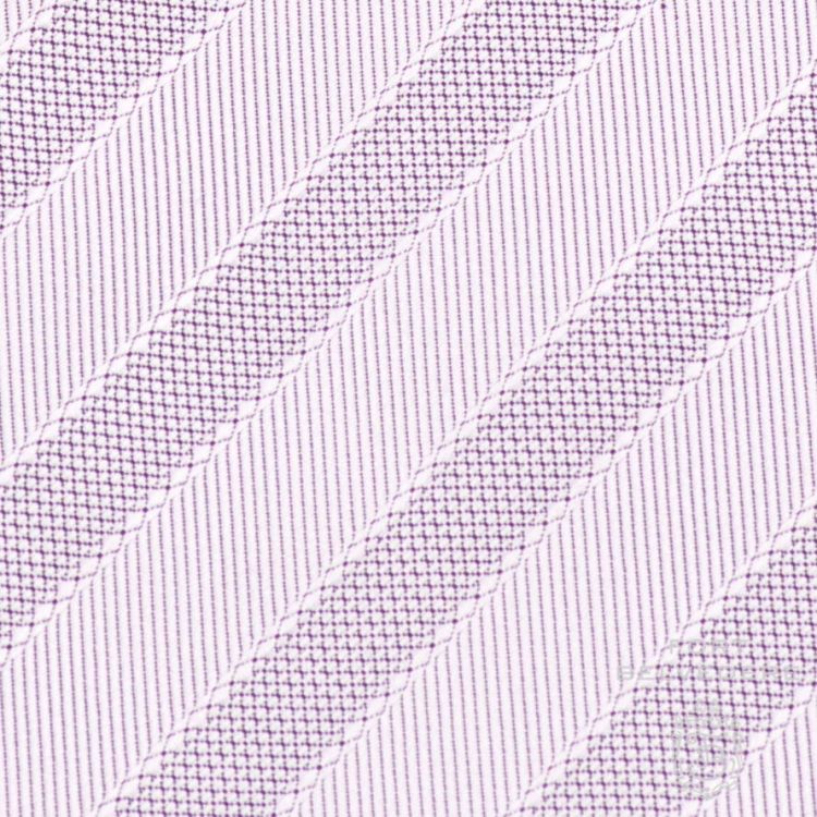 Close up details of Wedding Tie in Silver and Black Silk Stripe Stripes - Fort Belvedere