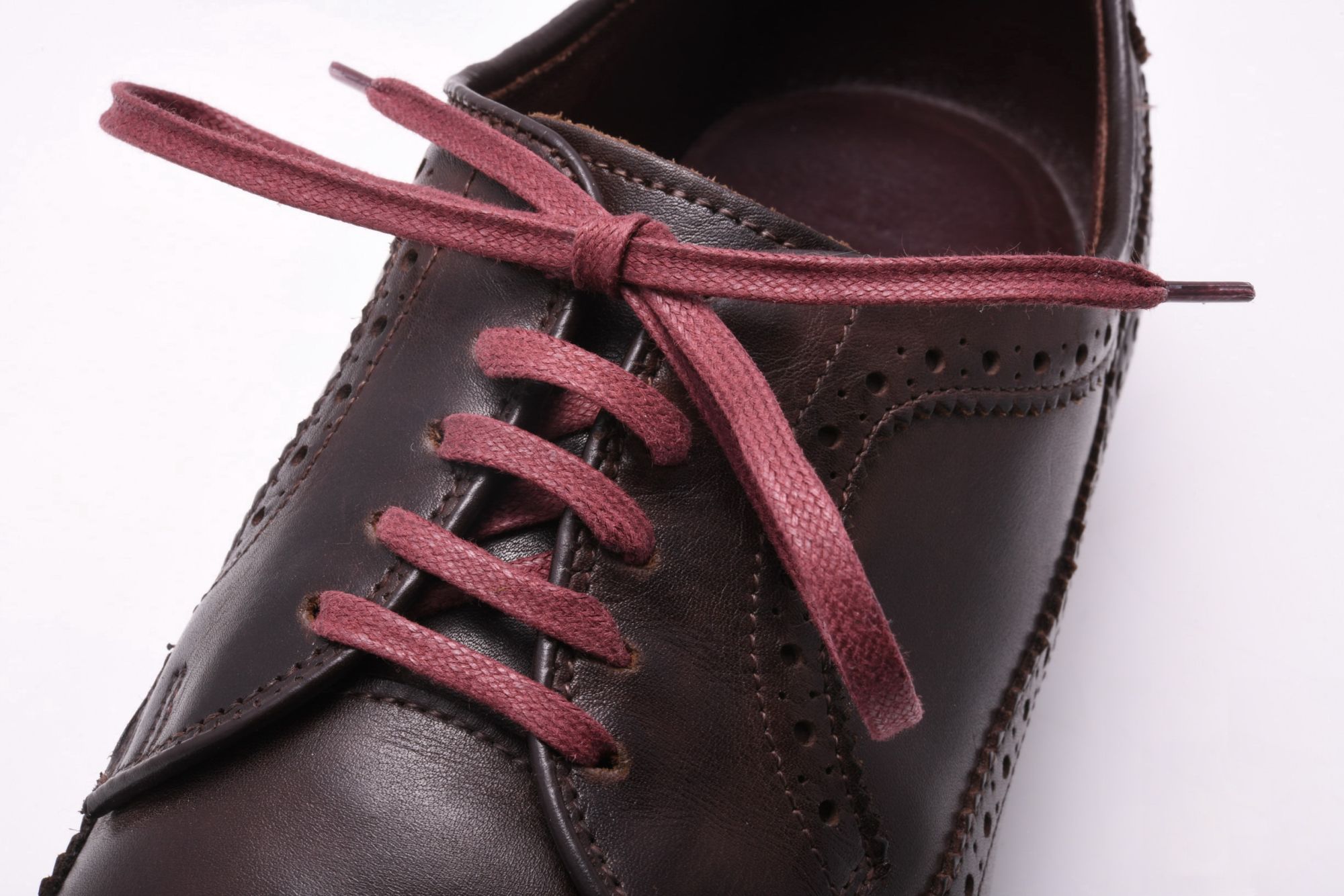BurgundyPremium Color Dress Shoelaces & Boot Laces 
