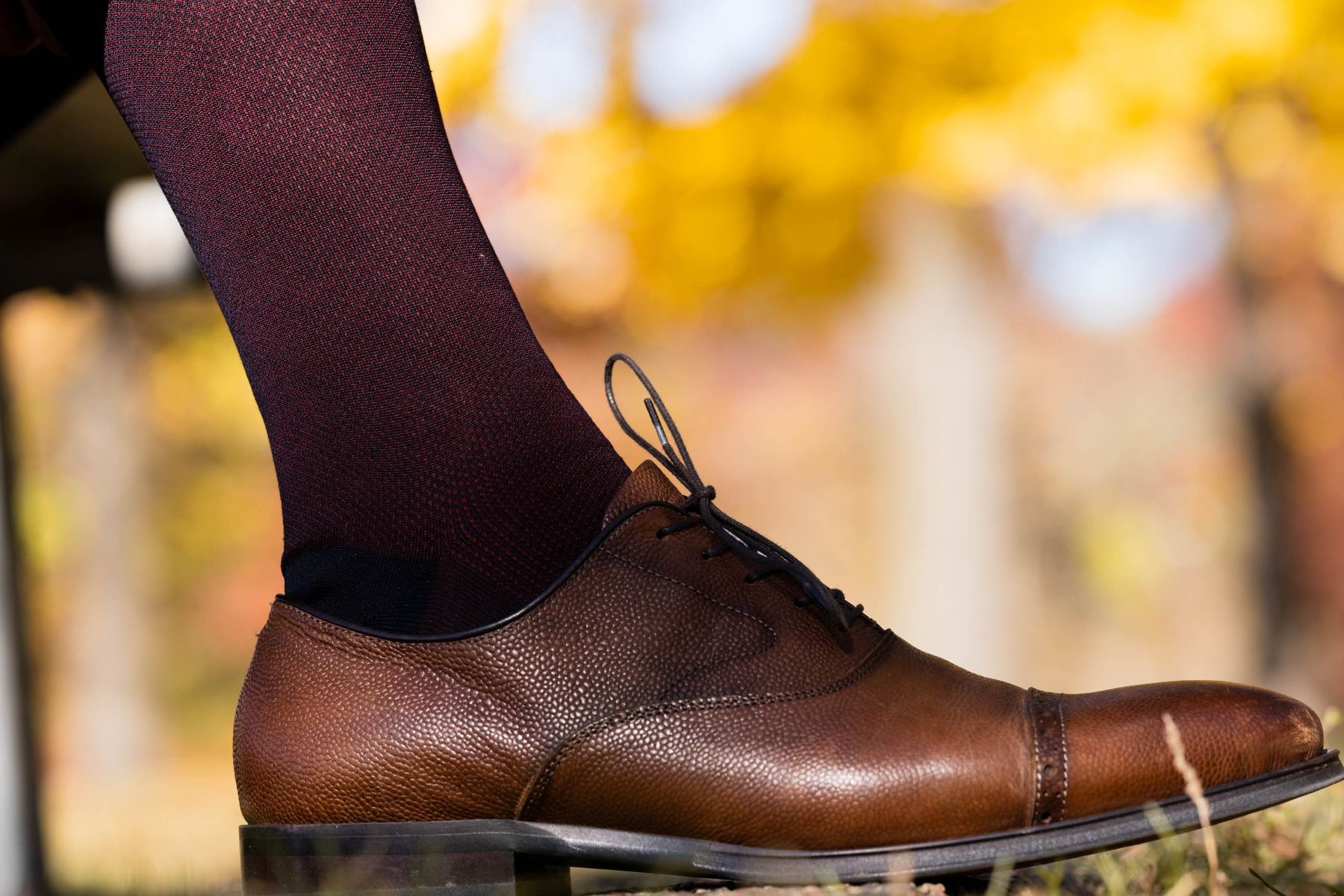 Fort Belvedere Two Tone Oxford Socks