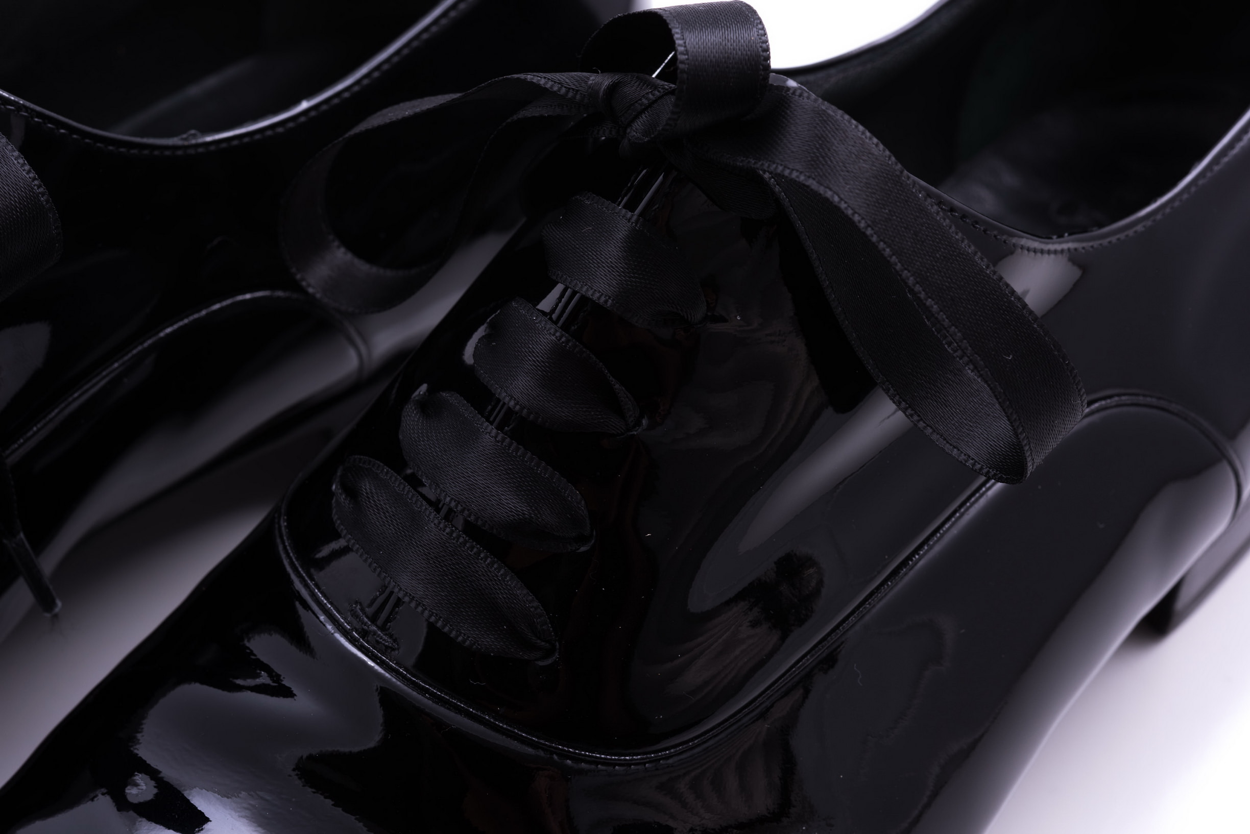 Black Velvet Shoe Laces 31 / Black